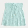 Kolay Straplez Kroşe Stili Babydoll Üst