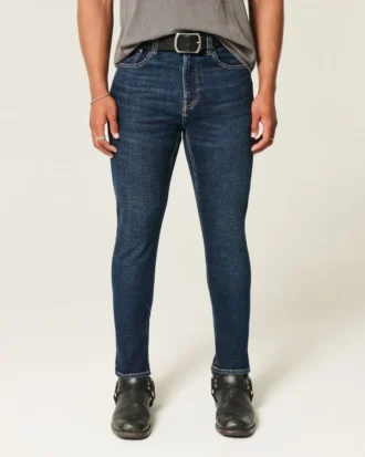 Koyu Yıkama Atletik Skinny Jean