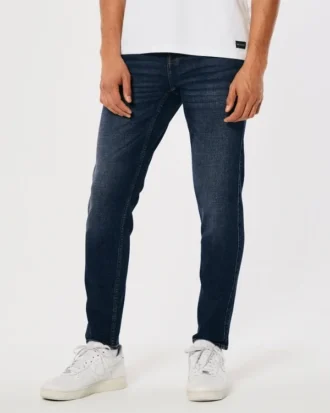 Koyu Yıkama Atletik Skinny Jean