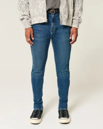 Koyu Yıkama Atletik Skinny Jean