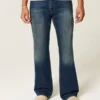 Koyu Yıkama Rahat Bootcut Kot Pantolon Koyu Yıkama Rahat Bootcut Kot Pantolon