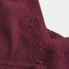 Kırışık Parlak Uçuşan Babydoll Üst