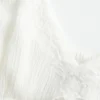 Kırışık Parlak Uçuşan Babydoll Üst