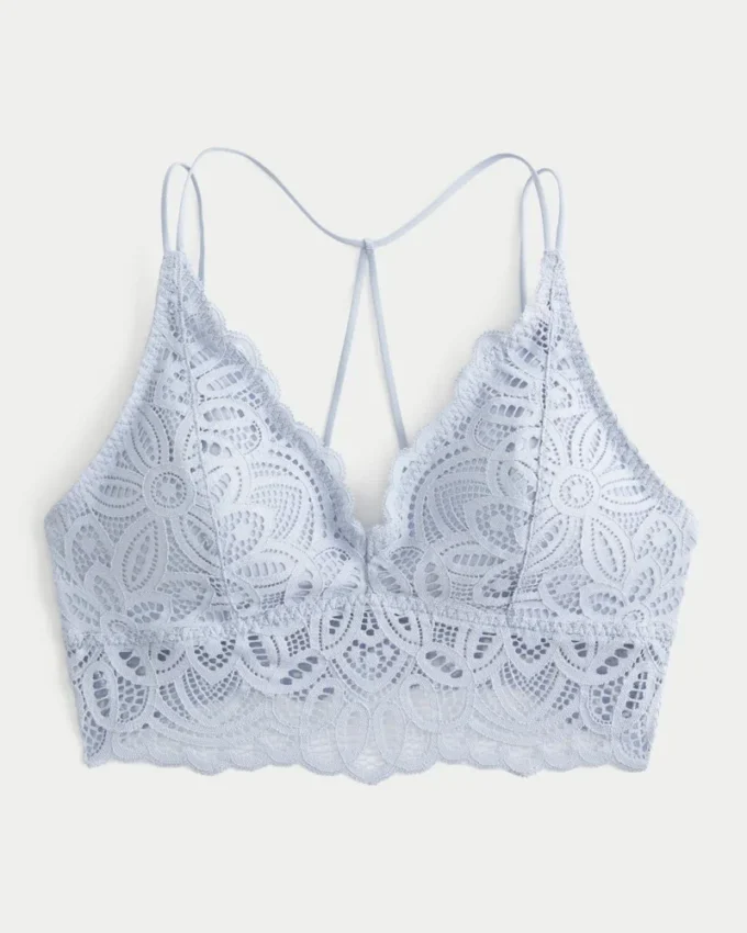 Kroşe Stil Dantelli Bralette Kroşe Stil Dantelli Bralette