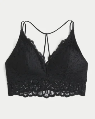 Kroşe Stil Dantelli Bralette Kroşe Stil Dantelli Bralette