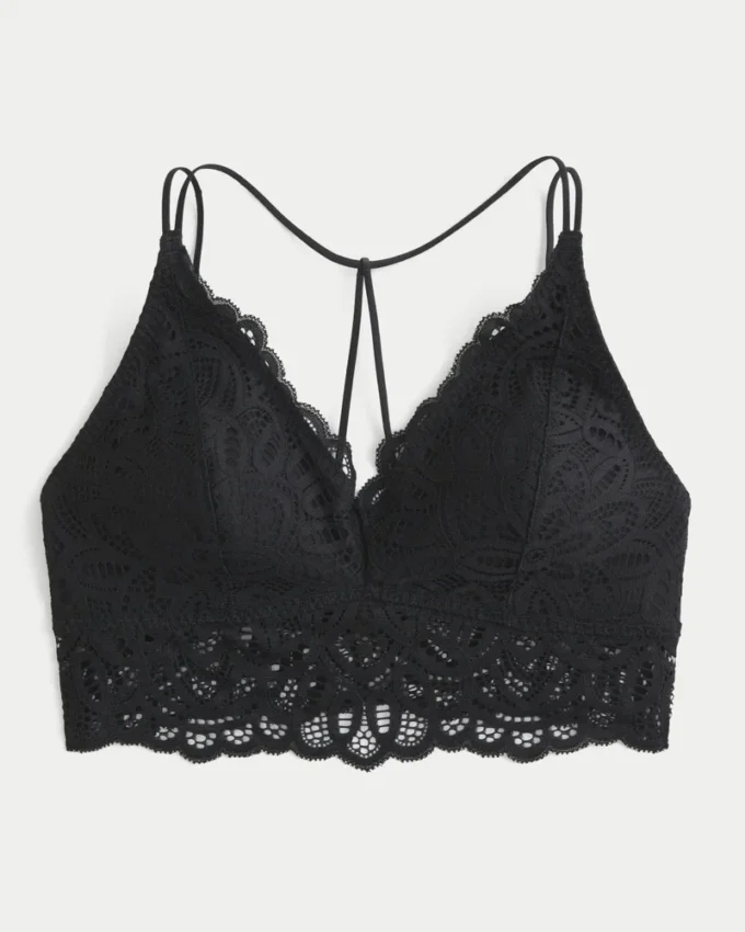 Kroşe Stil Dantelli Bralette Kroşe Stil Dantelli Bralette