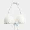 Kroşe Stil Üçgen Bikini Üstü