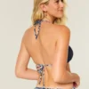 Kroşe Stil Üçgen Bikini Üstü