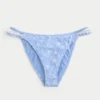 Kroşe Stil Karışık Yüksek Bacak Cheeky Bikini Altı