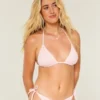 Kroşe Stil Payetli Üçgen Bikini Üstü Kroşe Stil Payetli Üçgen Bikini Üstü
