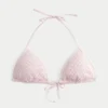 Kroşe Stil Payetli Üçgen Bikini Üstü Kroşe Stil Payetli Üçgen Bikini Üstü