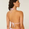 Kroşe Stil Süslemeli Üçgen Bikini Üstü