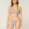 Kroşe Stil Süslemeli Çift Askılı Cesur Bikini Altı