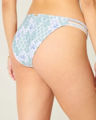 Kroşe Stil Süslemeli Çift Askılı Cesur Bikini Altı