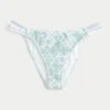 Kroşe Stil Süslemeli Çift Askılı Cesur Bikini Altı