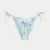 Kroşe Stil Süslemeli Yan Bağcıklı Cheeky Bikini Altı