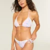 Kroşe Stil Süslemeli Yan Bağcıklı Cheeky Bikini Altı