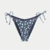 Kroşe Stil Süslemeli Yan Bağcıklı Cheeky Bikini Altı