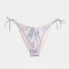 Kroşe Stil Süslemeli Yan Bağcıklı Cheeky Bikini Altı
