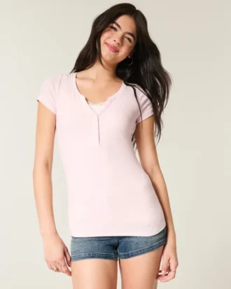 Kısa Kollu Henley