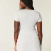 Kısa Kollu Henley Babydoll Üst