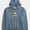 Kutu Şeklinde SpongeBob SquarePants Grafik Kapüşonlu Sweatshirt