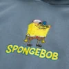 Kutu Şeklinde SpongeBob SquarePants Grafik Kapüşonlu Sweatshirt