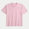 Kutu Kesim Ağır Pamuklu Crew T-Shirt