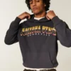 Kutu kesim Arizona State University Sun Devils Grafik Kapüşonlu Sweatshirt