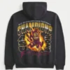 Kutu kesim Arizona State University Sun Devils Grafik Kapüşonlu Sweatshirt