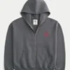 Kutu Kesim Fermuarlı Arsenal F.C. Grafik Kapüşonlu Sweatshirt Kutu Kesim Fermuarlı Arsenal F.C. Grafik Kapüşonlu Sweatshirt