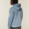 Kutu Kesim Fermuarlı NASCAR Jeff Gordon Grafik Kapüşonlu Sweatshirt