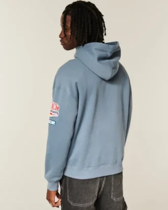 Kutu Kesim Fermuarlı NASCAR Jeff Gordon Grafik Kapüşonlu Sweatshirt Kutu Kesim Fermuarlı NASCAR Jeff Gordon Grafik Kapüşonlu Sweatshirt