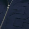 Kutu Kesim Fermuarlı Numara Grafik Kapüşonlu Sweatshirt Kutu Kesim Fermuarlı Numara Grafik Kapüşonlu Sweatshirt