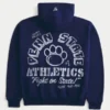 Kutu Kesim Fermuarlı Penn State Üniversitesi Nittany Lions Grafik Kapüşonlu Sweatshirt Kutu Kesim Fermuarlı Penn State Üniversitesi Nittany Lions Grafik Kapüşonlu Sweatshirt