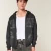 Kutu Kesim Fermuarlı Purdue Üniversitesi Boilermakers Grafik Kapüşonlu Sweatshirt Kutu Kesim Fermuarlı Purdue Üniversitesi Boilermakers Grafik Kapüşonlu Sweatshirt