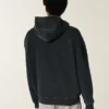 Kutu Kesim Fermuarlı Örümcek Desenli Kapüşonlu Sweatshirt Kutu Kesim Fermuarlı Örümcek Desenli Kapüşonlu Sweatshirt