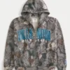 Kutu Kesim Fermuarlı Villanova Wildcats Grafik Kamuflaj Kapüşonlu Sweatshirt Kutu Kesim Fermuarlı Villanova Wildcats Grafik Kamuflaj Kapüşonlu Sweatshirt