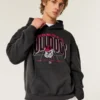 Kutu kesim Georgia Üniversitesi Bulldogs Grafik Kapüşonlu Sweatshirt Kutu kesim Georgia Üniversitesi Bulldogs Grafik Kapüşonlu Sweatshirt