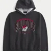 Kutu kesim Georgia Üniversitesi Bulldogs Grafik Kapüşonlu Sweatshirt Kutu kesim Georgia Üniversitesi Bulldogs Grafik Kapüşonlu Sweatshirt