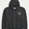 Kutu kesim Georgia Üniversitesi Bulldogs Grafik Kapüşonlu Sweatshirt Kutu kesim Georgia Üniversitesi Bulldogs Grafik Kapüşonlu Sweatshirt