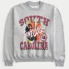 Kutu kesim Güney Carolina Üniversitesi Grafikli Crew Sweatshirt Kutu kesim Güney Carolina Üniversitesi Grafikli Crew Sweatshirt
