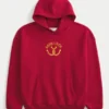 Kutu Kesim Good Luck Grafik Kapüşonlu Sweatshirt Kutu Kesim Good Luck Grafik Kapüşonlu Sweatshirt