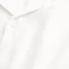 Kutu Kesim Kısa Kollu Keten Karışımlı Gömlek