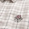 Kutu Kesim Kısa Kollu Mantar Desenli Gömlek Kutu Kesim Kısa Kollu Mantar Desenli Gömlek