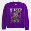 Kutu kesim LSU Tigers Grafik Crew Sweatshirt Kutu kesim LSU Tigers Grafik Crew Sweatshirt