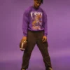 Kutu kesim LSU Tigers Grafik Crew Sweatshirt Kutu kesim LSU Tigers Grafik Crew Sweatshirt