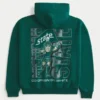 Kutu kesim Michigan State Üniversitesi Spartans Grafik Kapüşonlu Sweatshirt Kutu kesim Michigan State Üniversitesi Spartans Grafik Kapüşonlu Sweatshirt