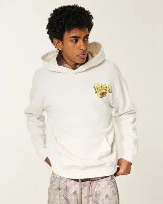 Kutu kesim Oregon Üniversitesi Ducks Grafik Kapüşonlu Sweatshirt
