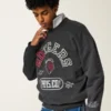 Kutu Kesim Rutgers Üniversitesi Scarlet Knights Grafik Bisiklet Yaka Sweatshirt Kutu Kesim Rutgers Üniversitesi Scarlet Knights Grafik Bisiklet Yaka Sweatshirt